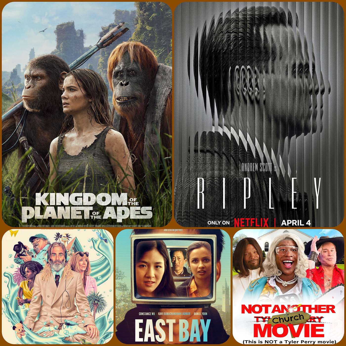 Episode 159 - Kingdom of the Planet of the Apes, Not Another Church Movie, East Bay, Poolman, Ripley episode artwork