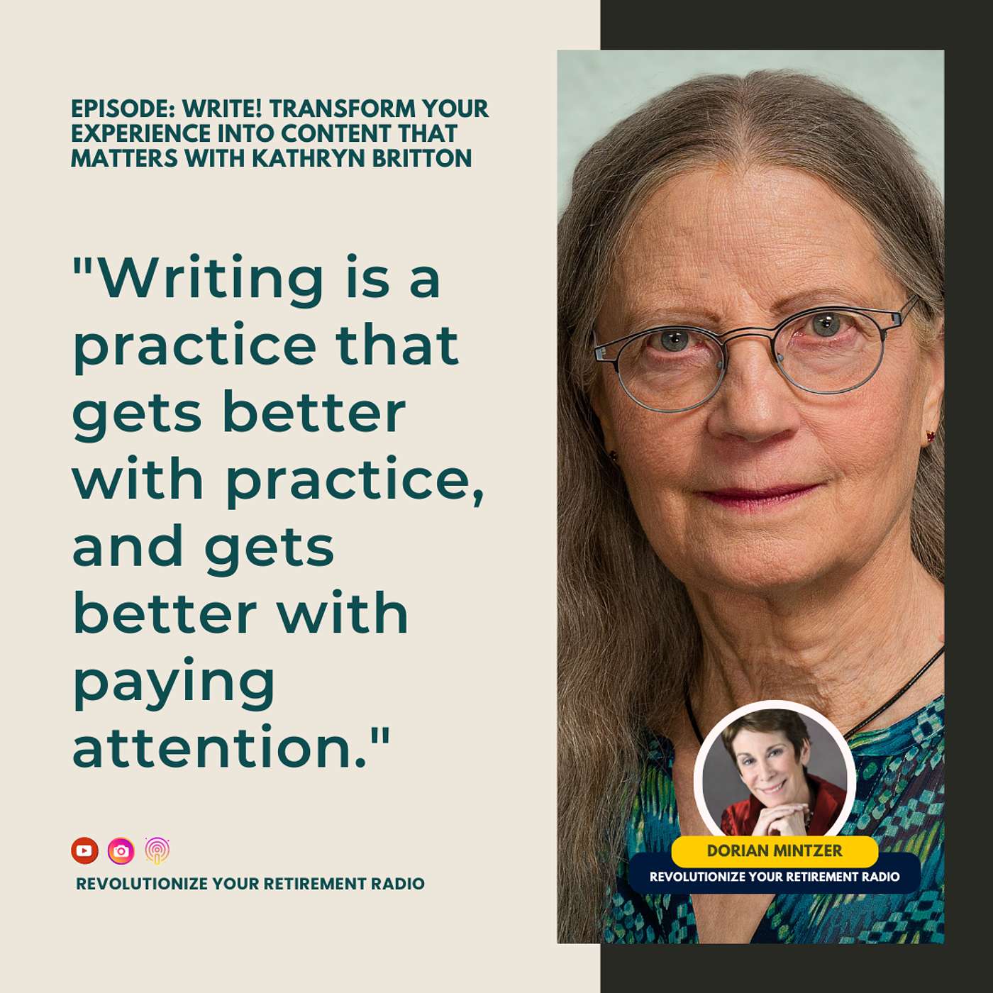 Write! Transform Your Experience into Content That Matters with Dorian Mintzer and Kathryn Britton episode artwork