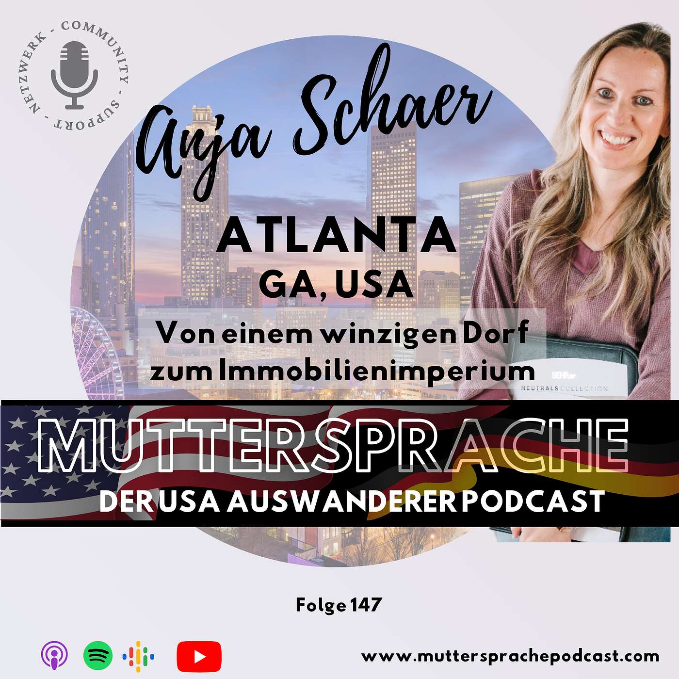 ANJA SCHAER: Von Dresden nach Atlanta - Herausforderungen und Erfolge der Auswanderung und des Unternehmertums