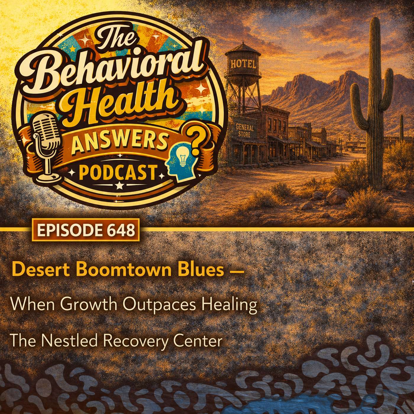 Episode 648: Desert Boomtown Blues - When Growth Outpaces Healing | The Nestled Recovery Center episode artwork
