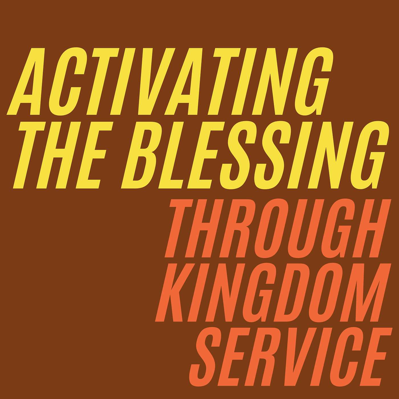 Activating the Blessing through Kingdom Service - Bro. Akin Olumoroti