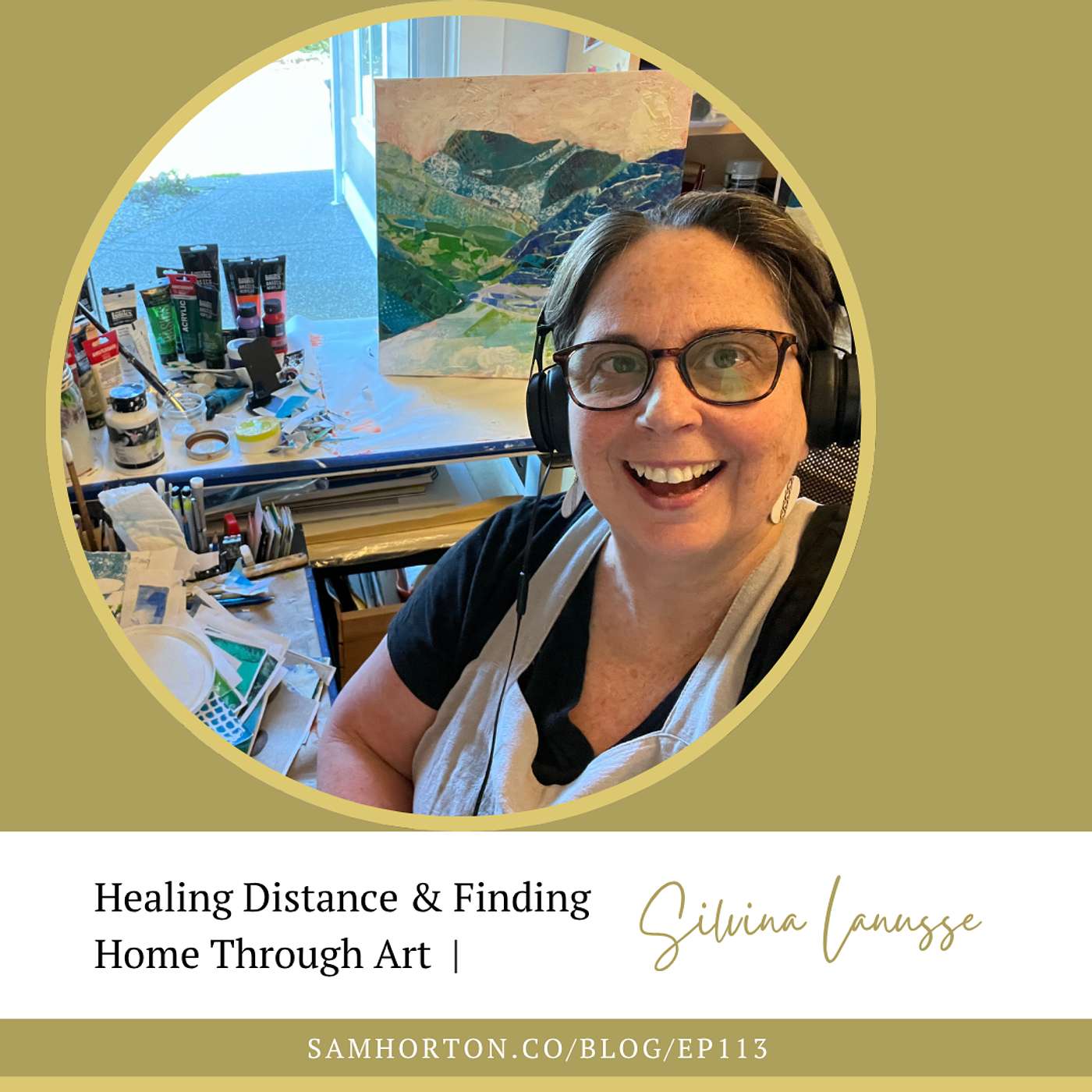 Healing Distance & Finding Home Through Art: The Power of Nature, Connection & Creative Expression | Silvina Lanusse episode artwork