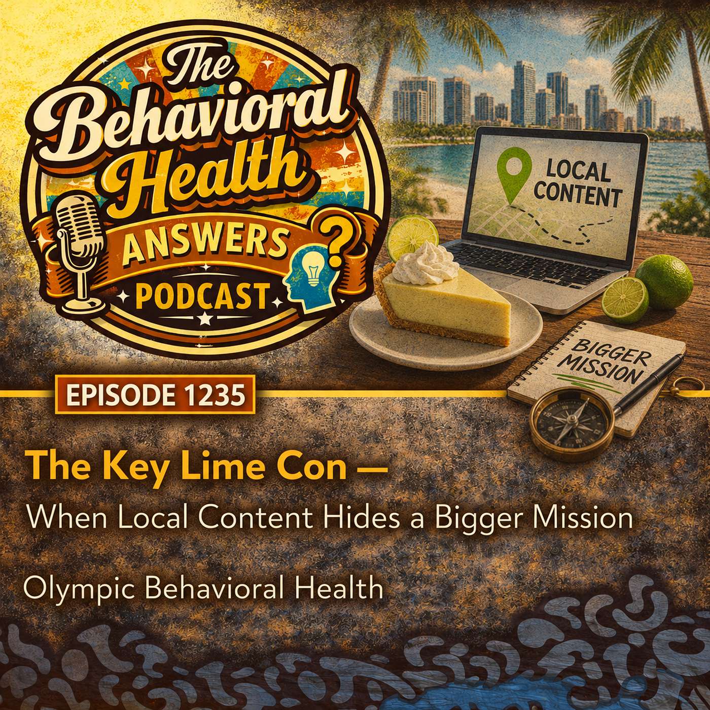 Episode 1235: The Key Lime Con - When Local Content Hides a Bigger Mission | Olympic Behavioral Health episode artwork