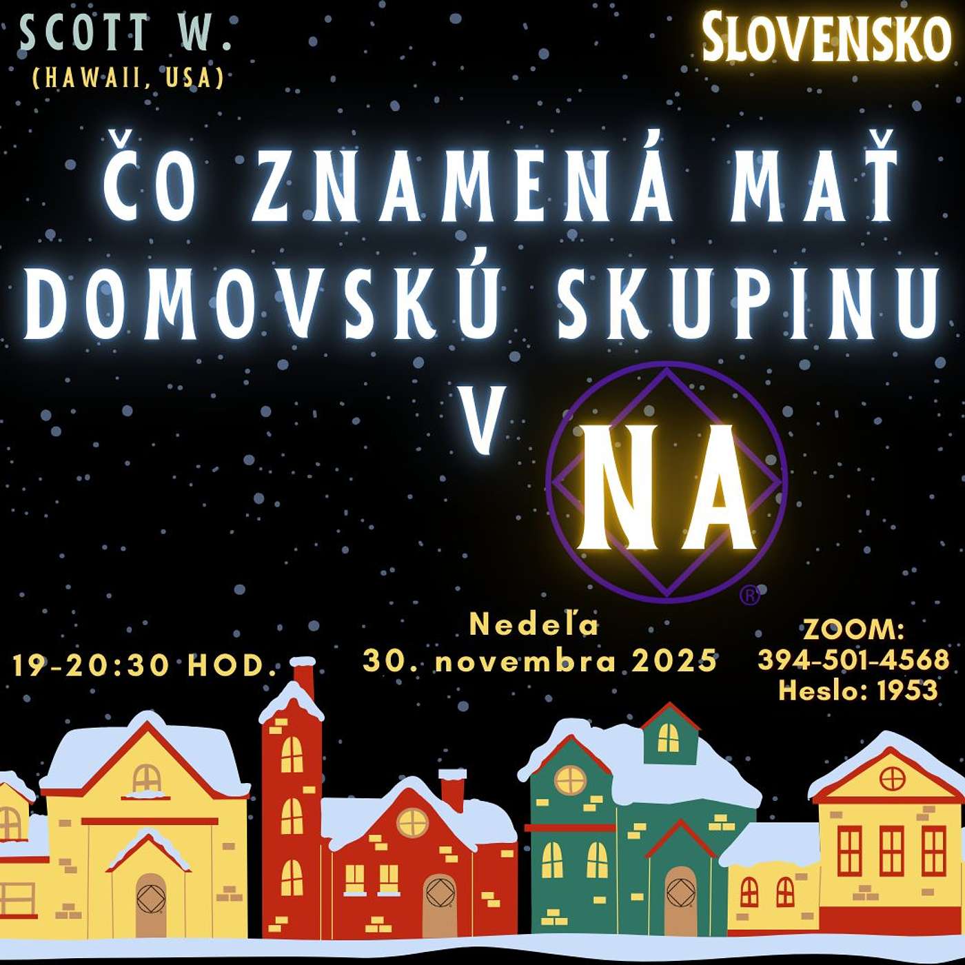 Čo znamená mať domovskú skupinu v NA - Scott W. (Hawaii, USA) - 30. 11. 2025 episode artwork