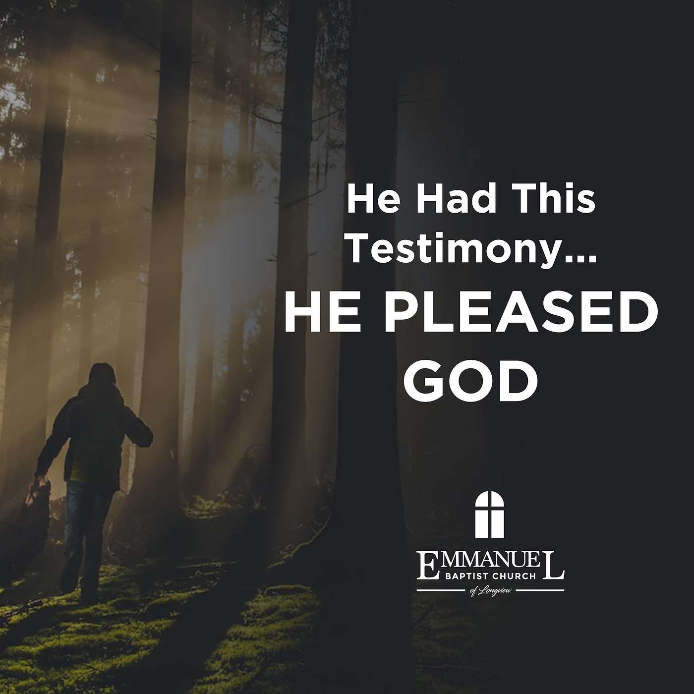 He Had This Testimony...HE PLEASED GOD - Sunday AM 11/26/2023 - Pastor Bob Gray II episode artwork