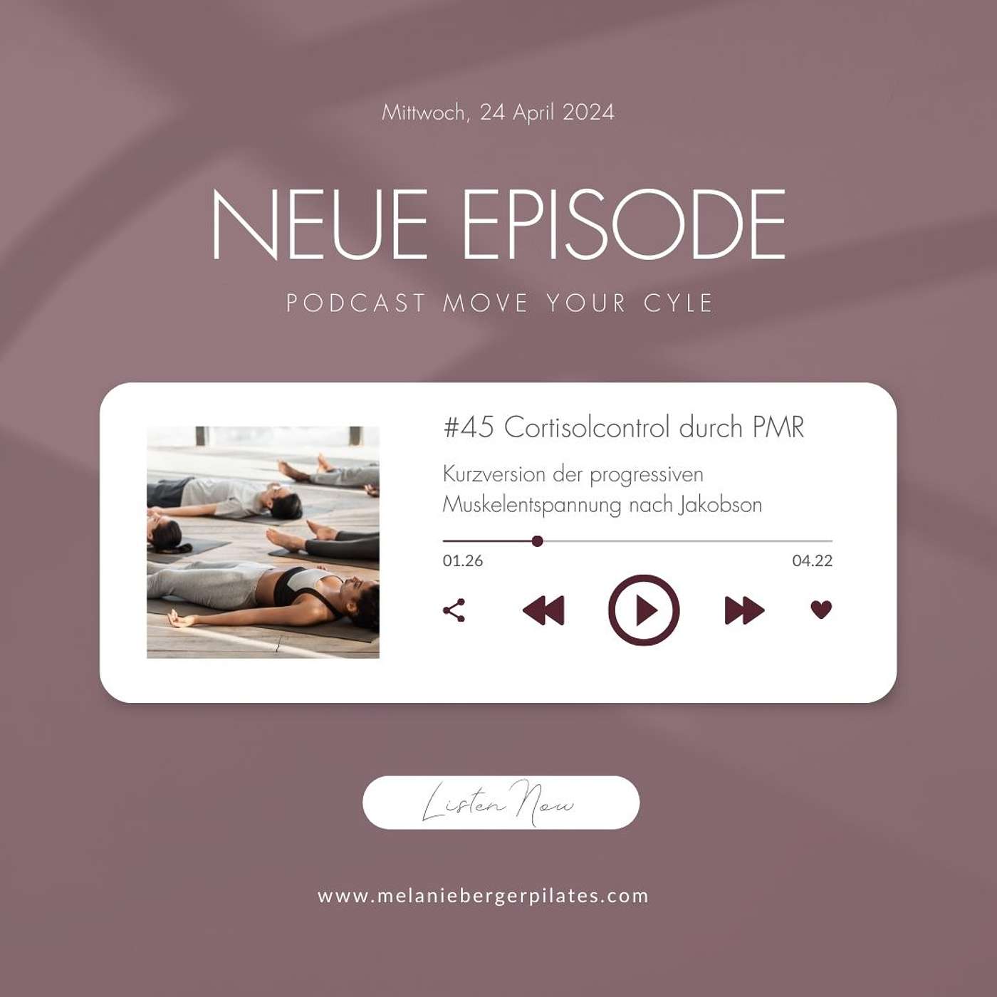MINDFUL BODY PILATES - DER LIFE LOUNGE PODCAST