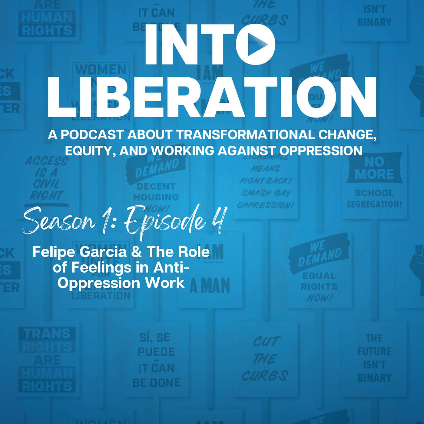 Into Liberation: A podcast about transformative change, equity, and working against oppression - Felipe Garcia & The Role of Feelings in Anti-Oppression Work