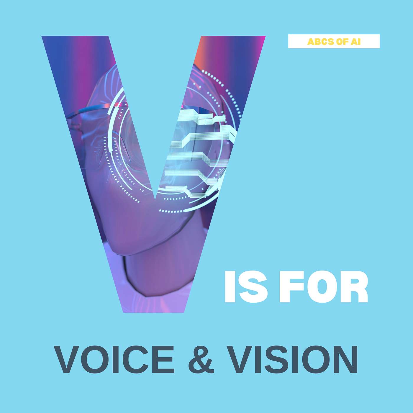 V is for Voice and Vision - ABCs of AI (Elementary+)