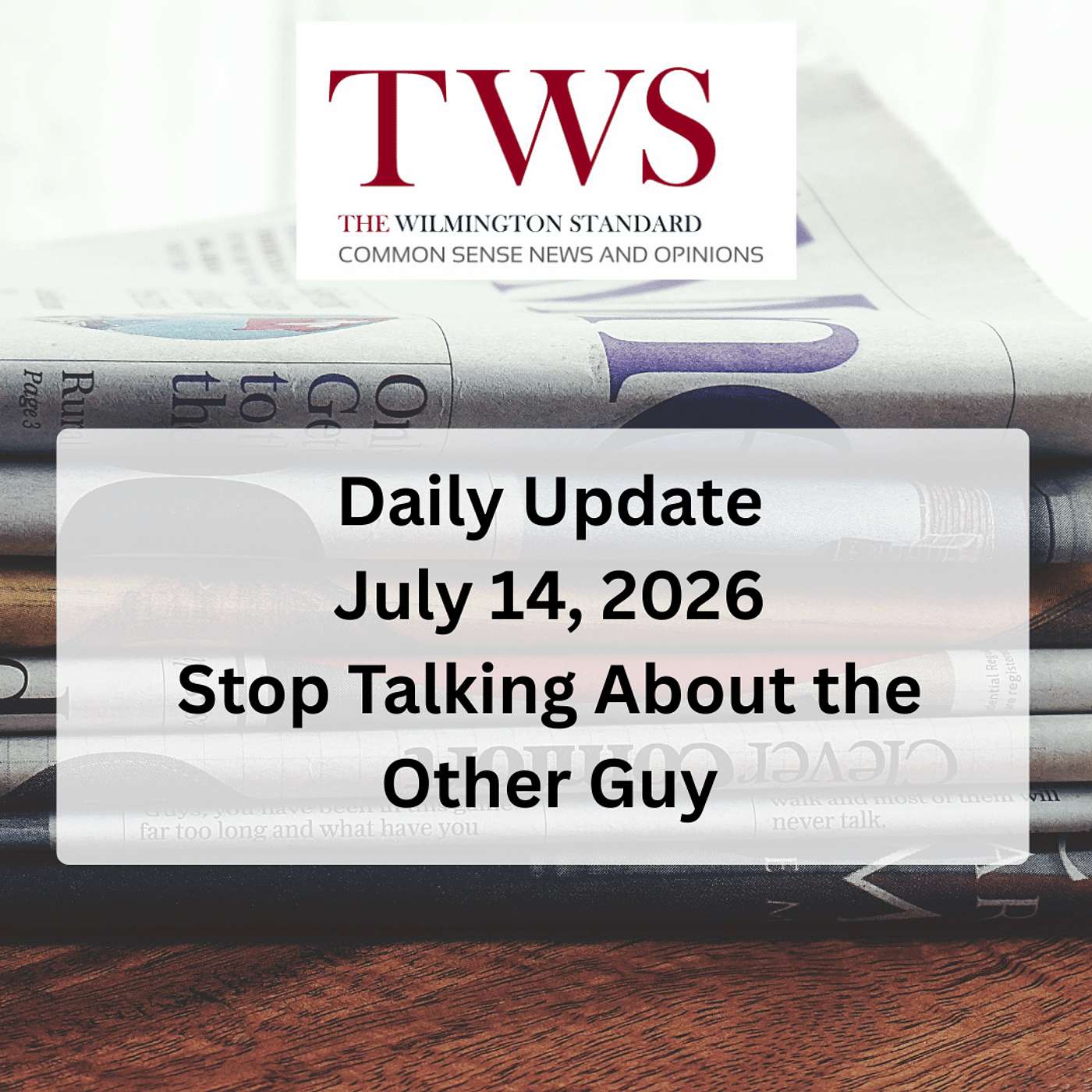 Stop Talking About the Other Guy: How Negative Campaigning Could Hand Roy Cooper the Senate - July 14, 2026 episode artwork