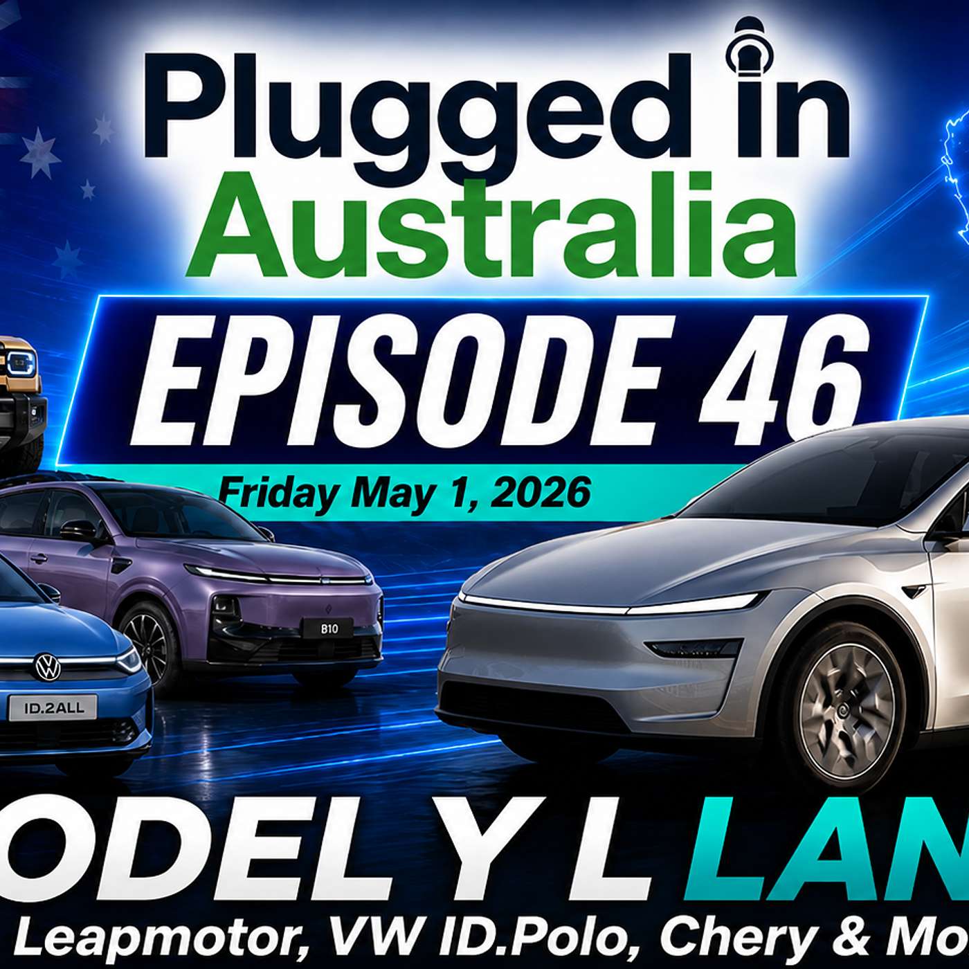 Tesla Model Y L Lands with V2L, Leapmotor’s Big Australia Push, Chery’s iCaur Off-Road Attack, VW ID.Polo Reset and Zeekr’s 1030kW PHEV SUV episode artwork