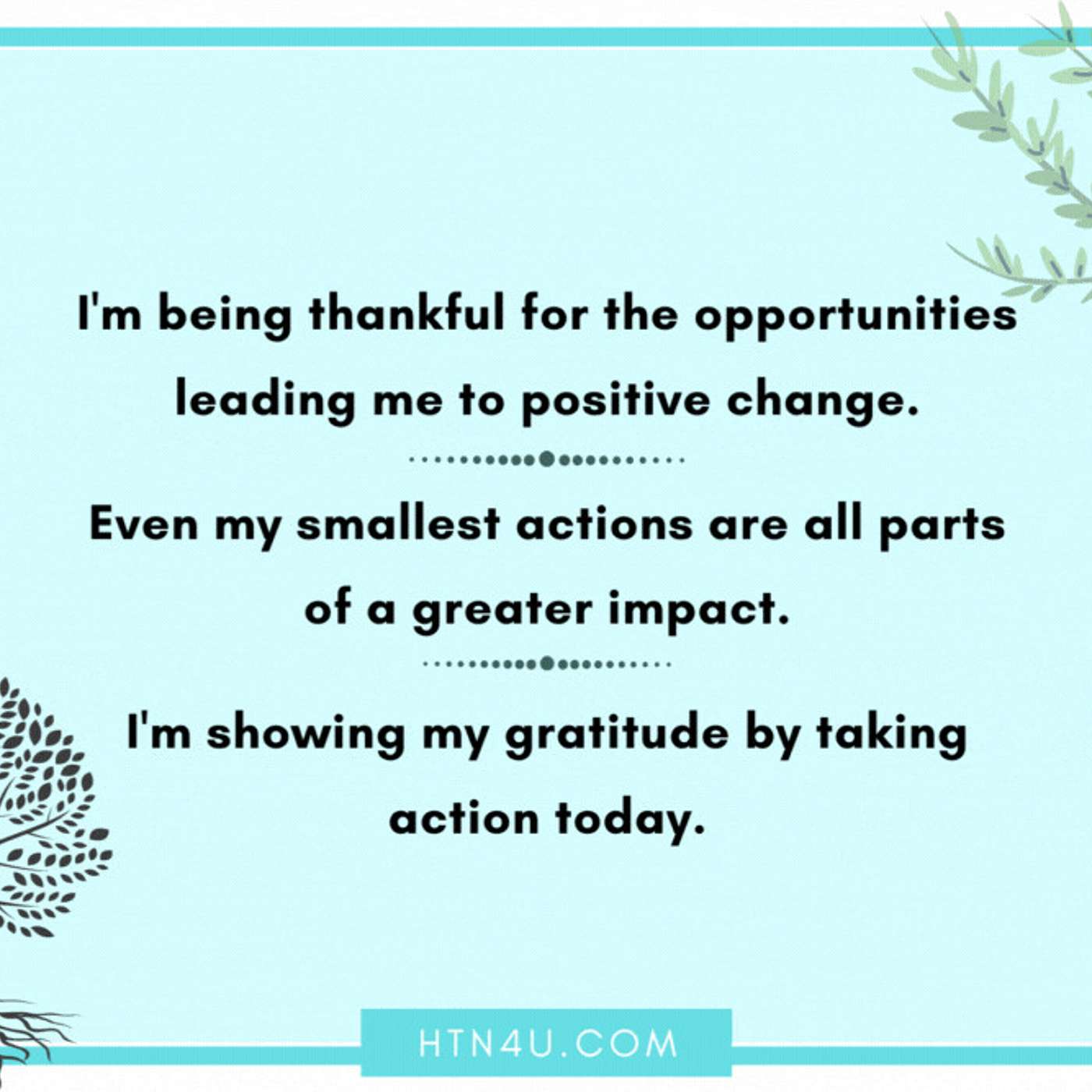 HTN4U Unlimiting Affirmations on Gratitude #266