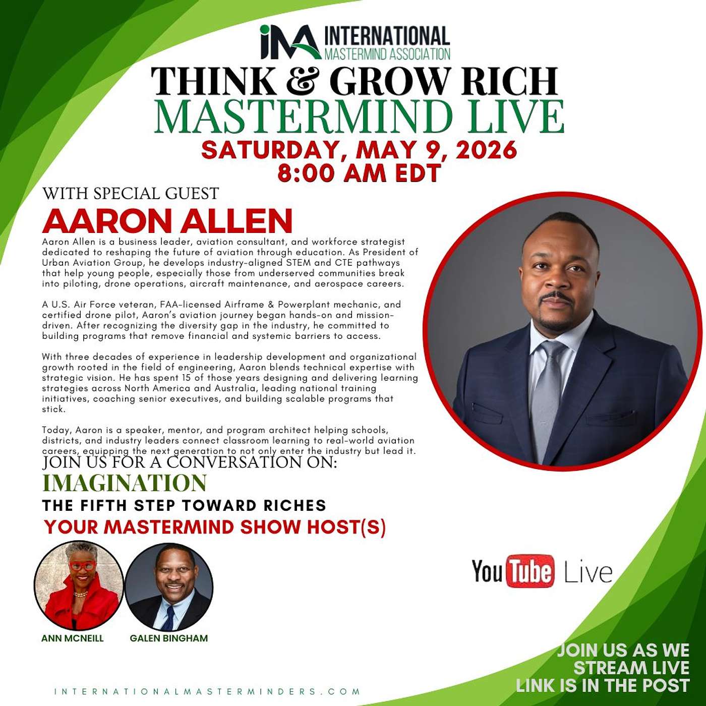IMA Think & Grow Rich Saturday Show 05.09.2026 episode artwork