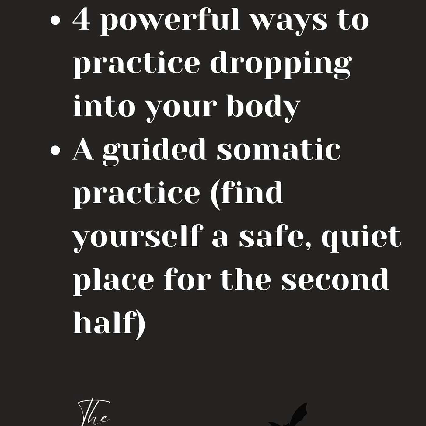 [Somatic Practice]: Get Out Of Your Head...And Into Your Body episode artwork