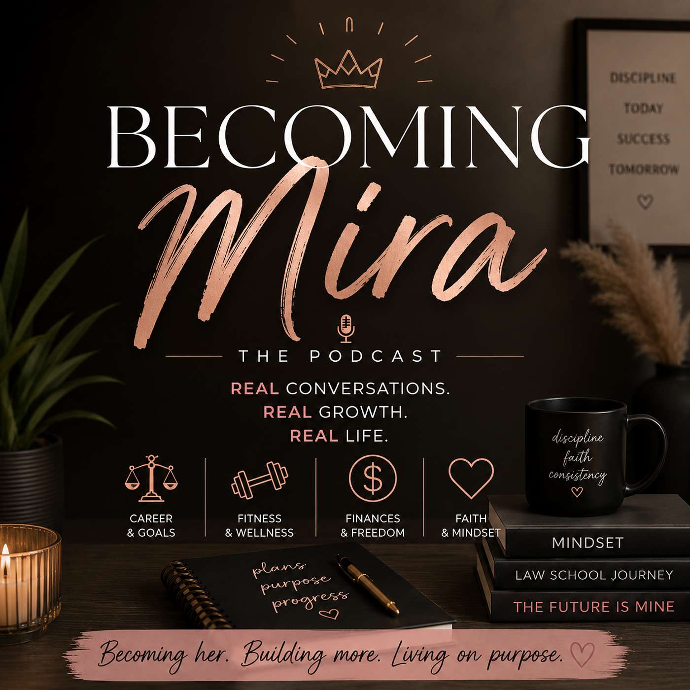 Becoming Mira podcast artwork