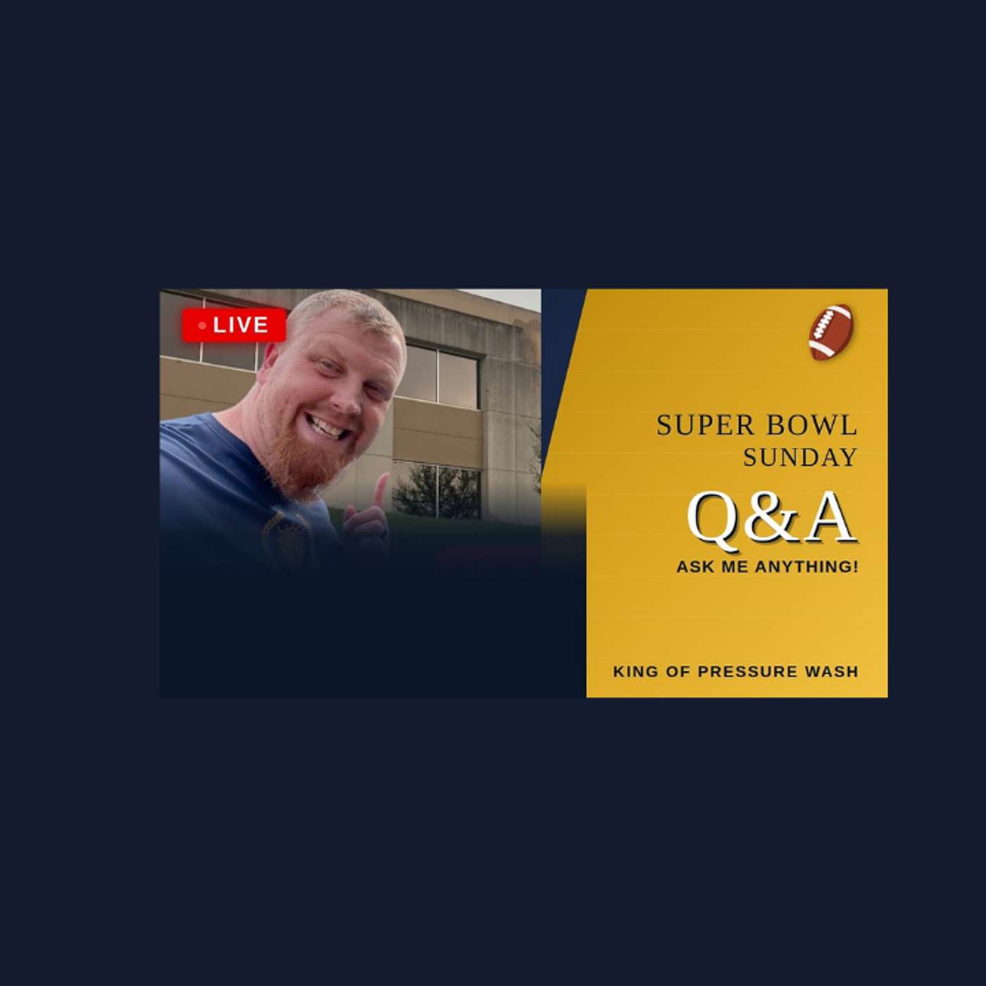 LIVE Q&A – Who's Watching Christmas Lights Over the Super Bowl? 😂