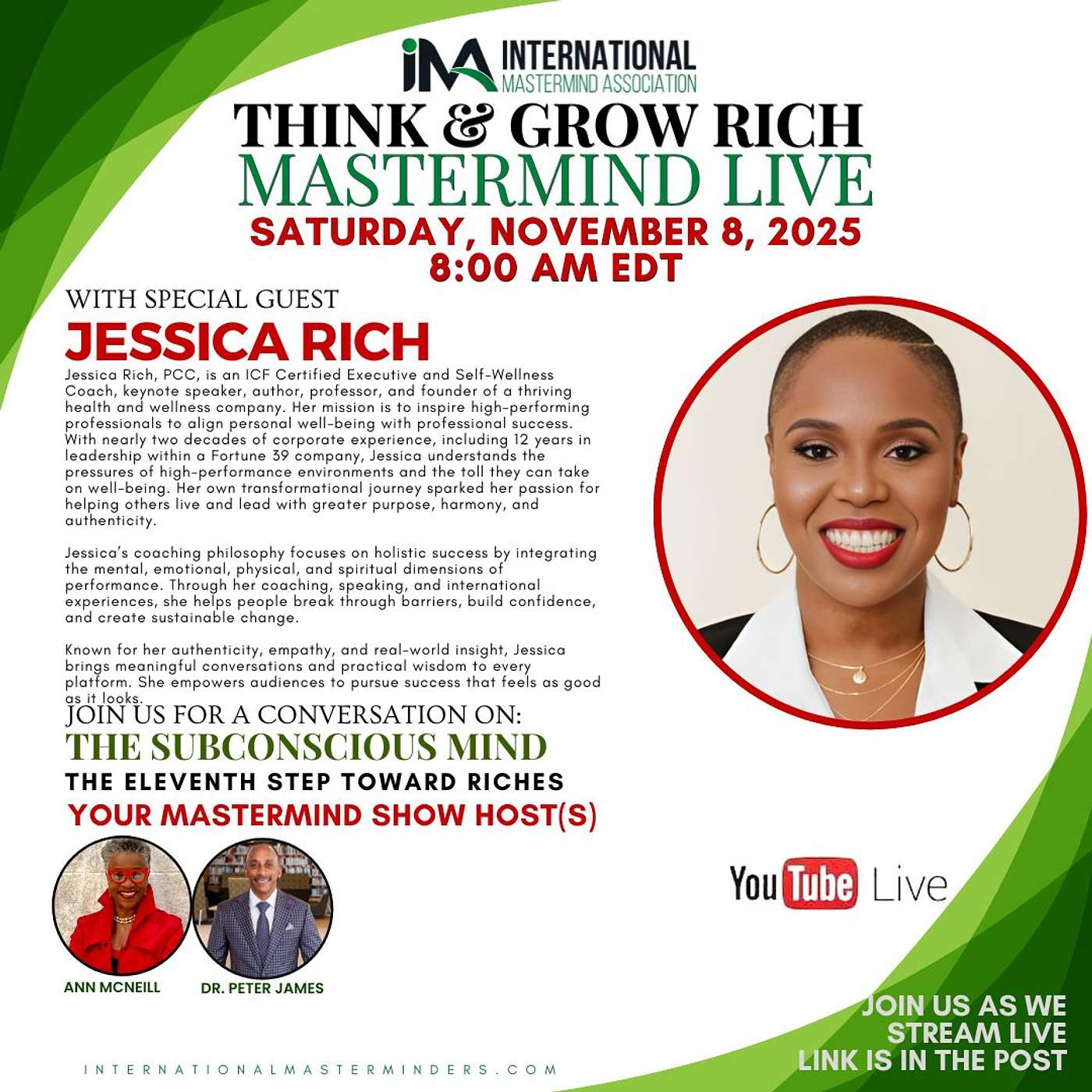 IMA Think & Grow Rich Saturday Show 11.08.2025 episode artwork