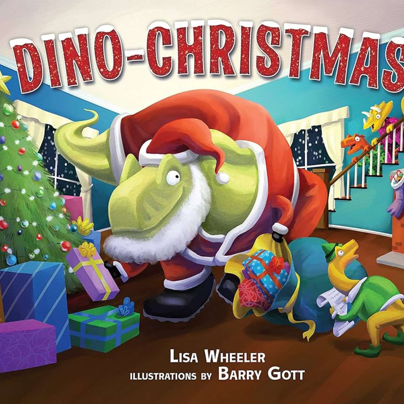 Dino- Christmas by Lisa Wheeler