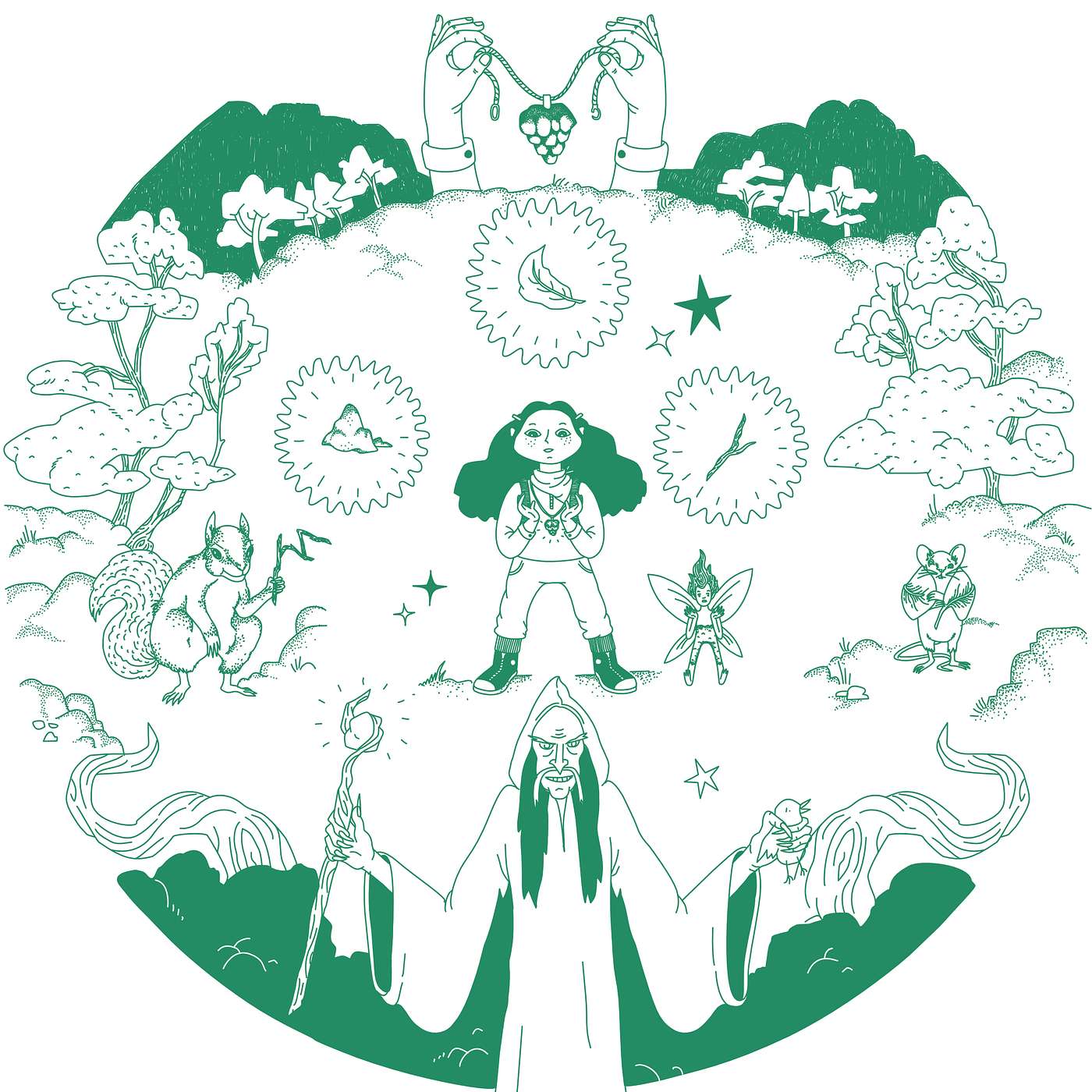 My og den magiske amulet - Trylleskoven