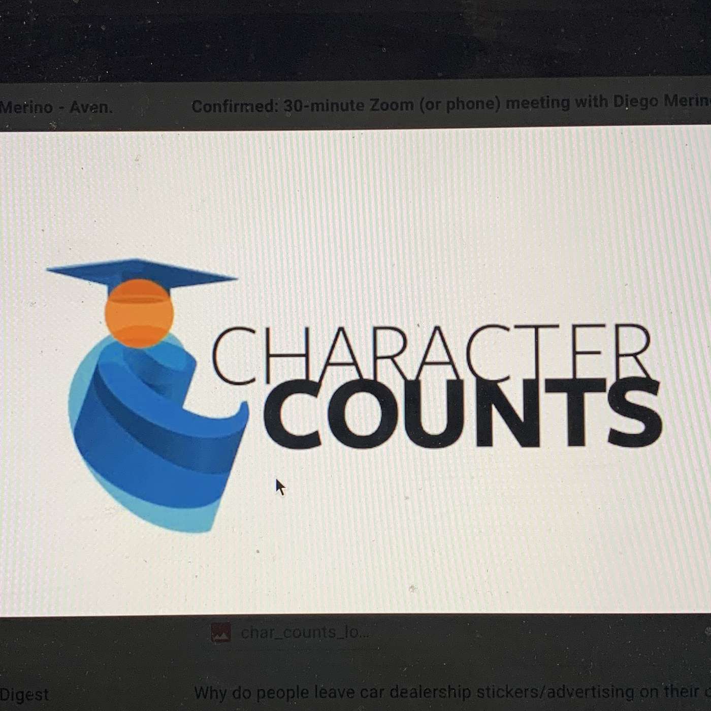 Character Counts (in the admission process)