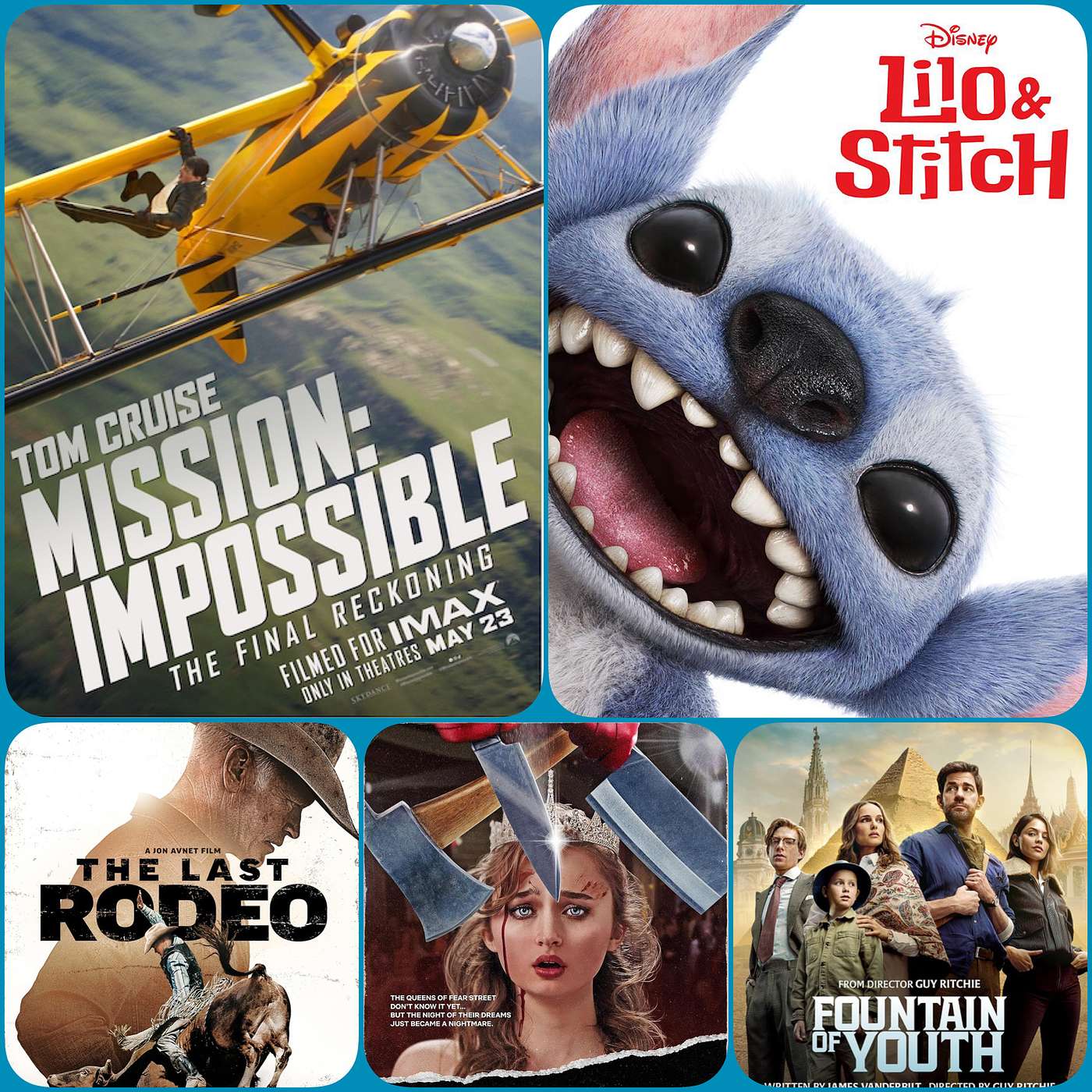 Episode 236 - Mission: Impossible- The Final Reckoning, Disney's Lilo & Stitch, The Last Rodeo, Fear Street: Prom Queen, Fountain of Youth episode artwork