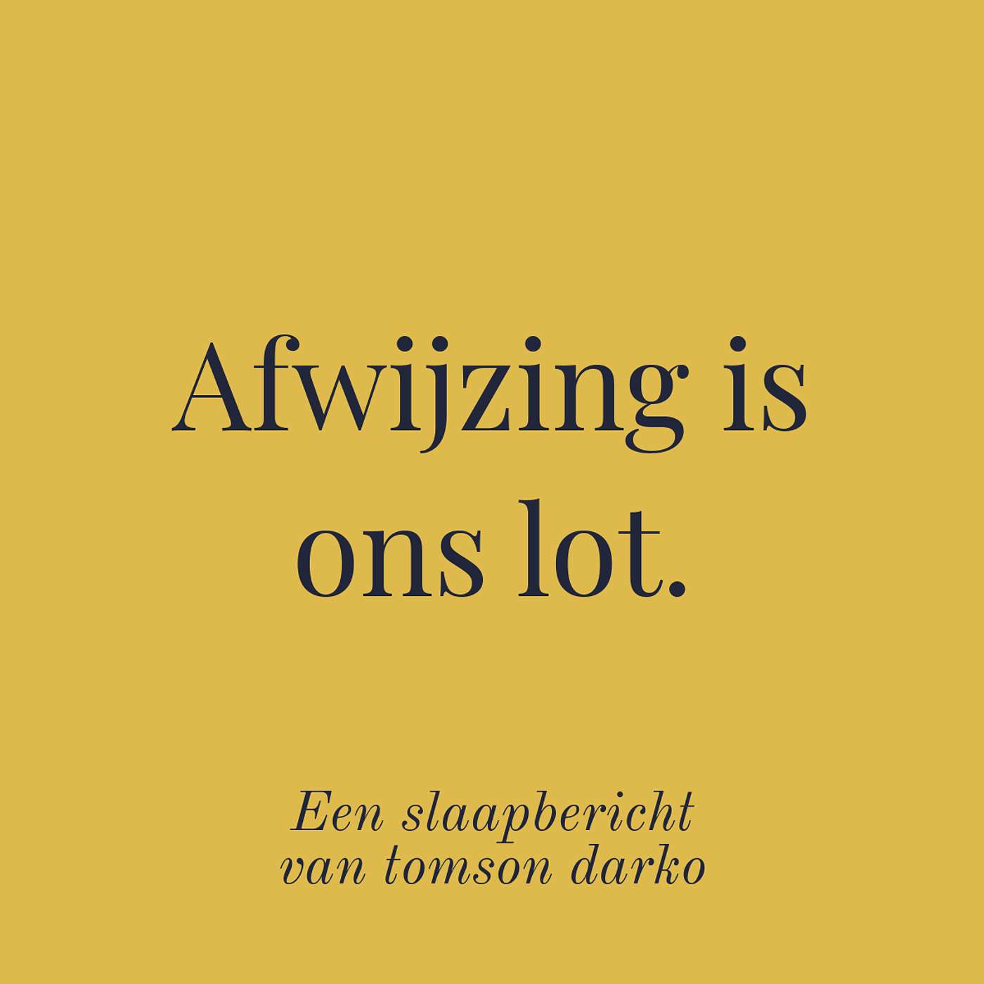 Afwijzing
