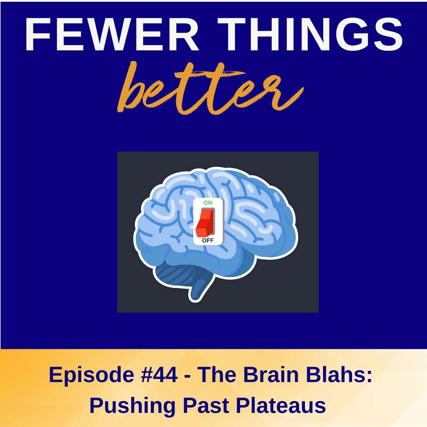 Fewer Things Better