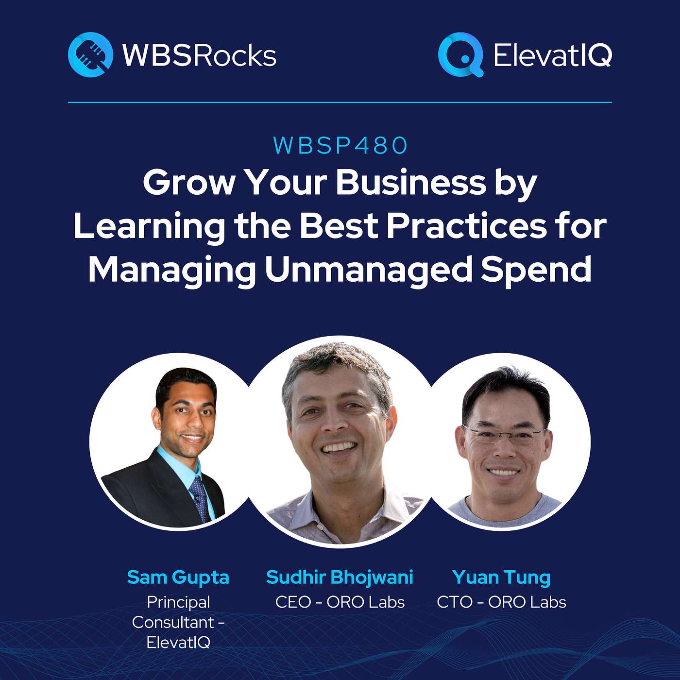 WBSP480: Grow Your Business by Learning the Best Practices for Managing Unmanaged Spend w/ Sudhir Bhojwani and Yuan Tung