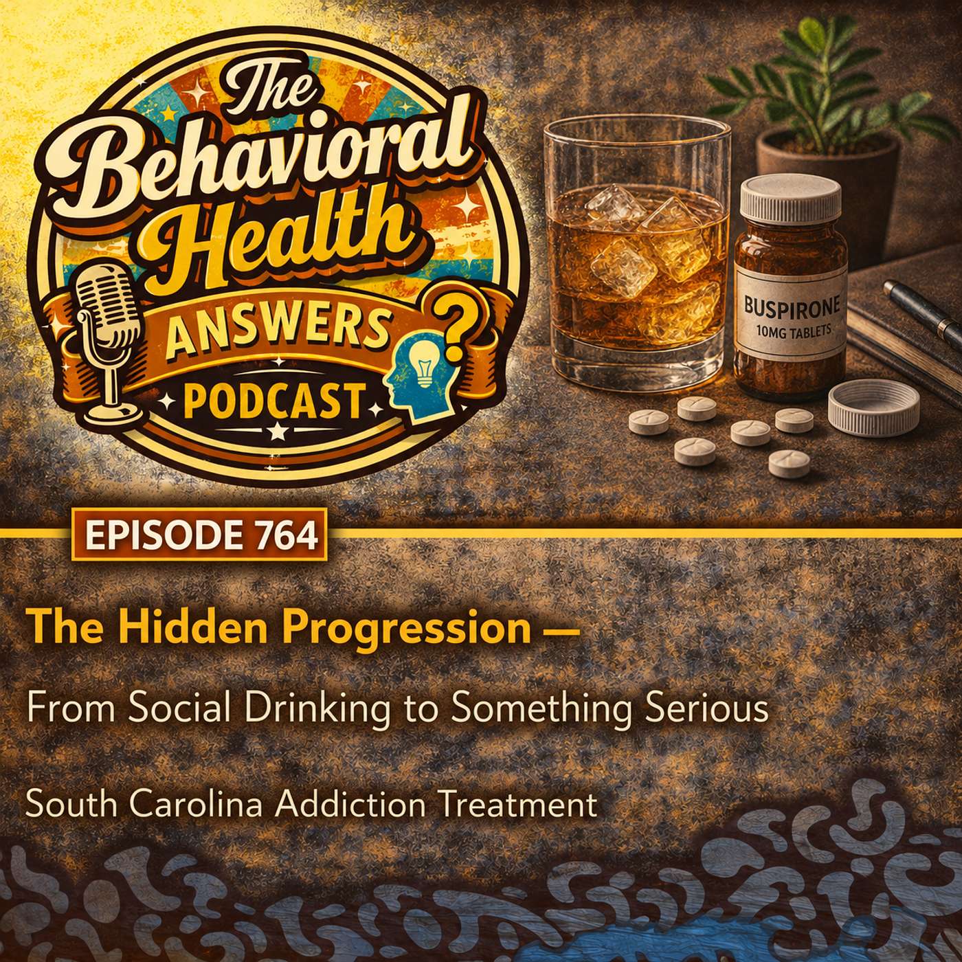 Episode 764: The Hidden Progression - From Social Drinking to Something Serious | South Carolina Addiction Treatment episode artwork