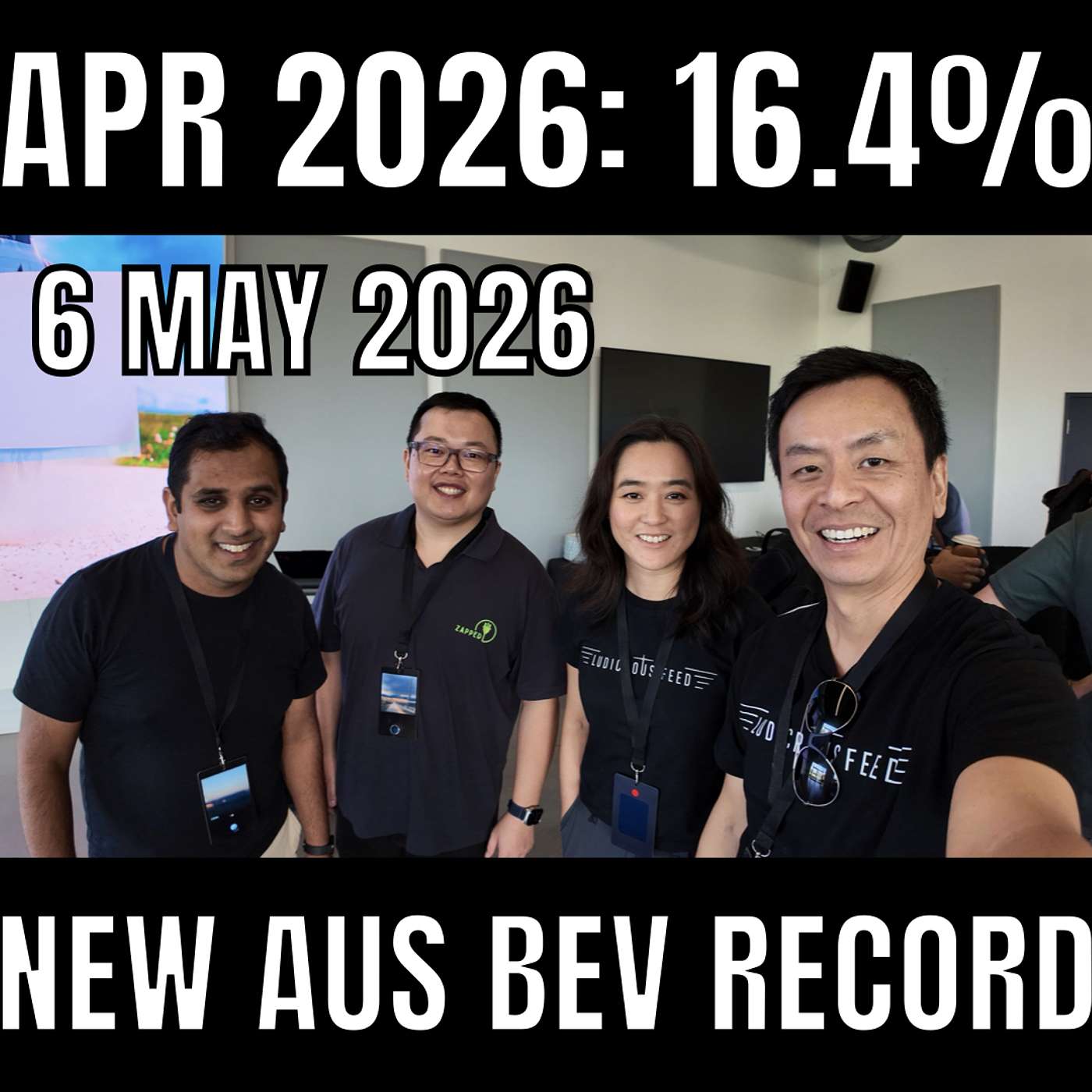 Australia EV Adoption April 2026: Record 16.5% led by BYD Geely Zeekr