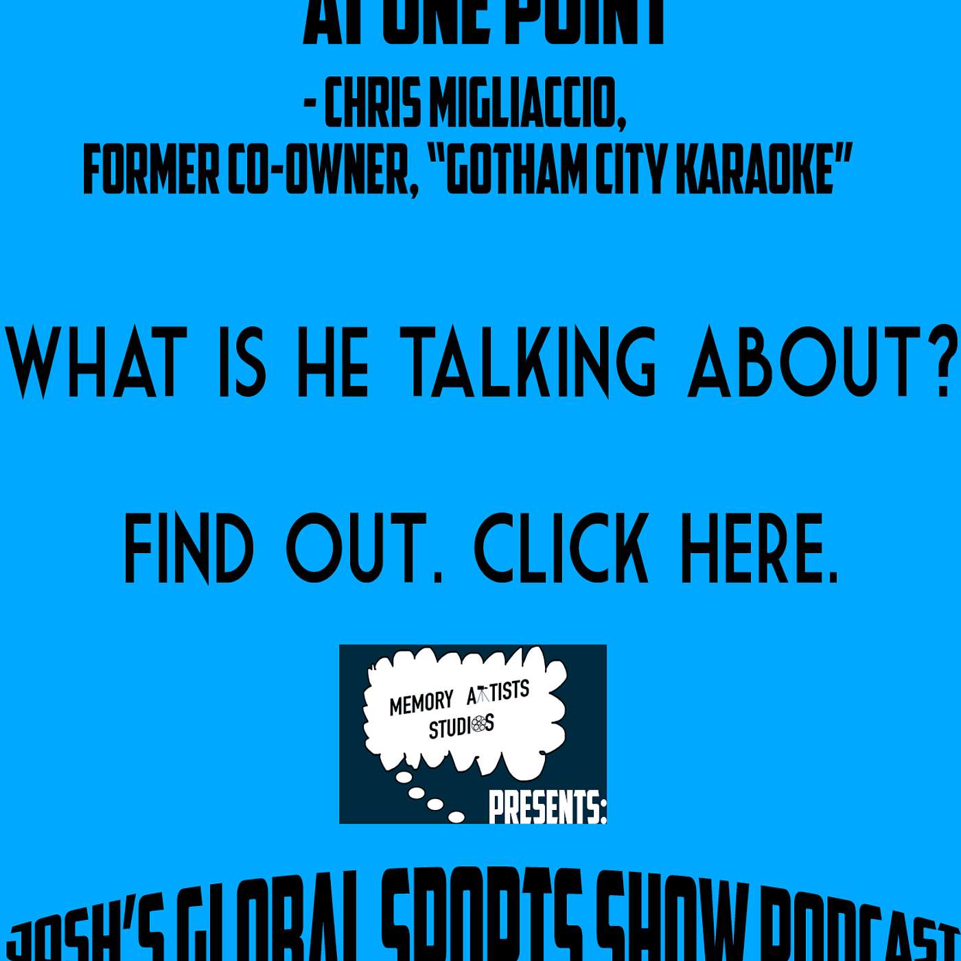 Josh's Global Sports Show - Episode One: 