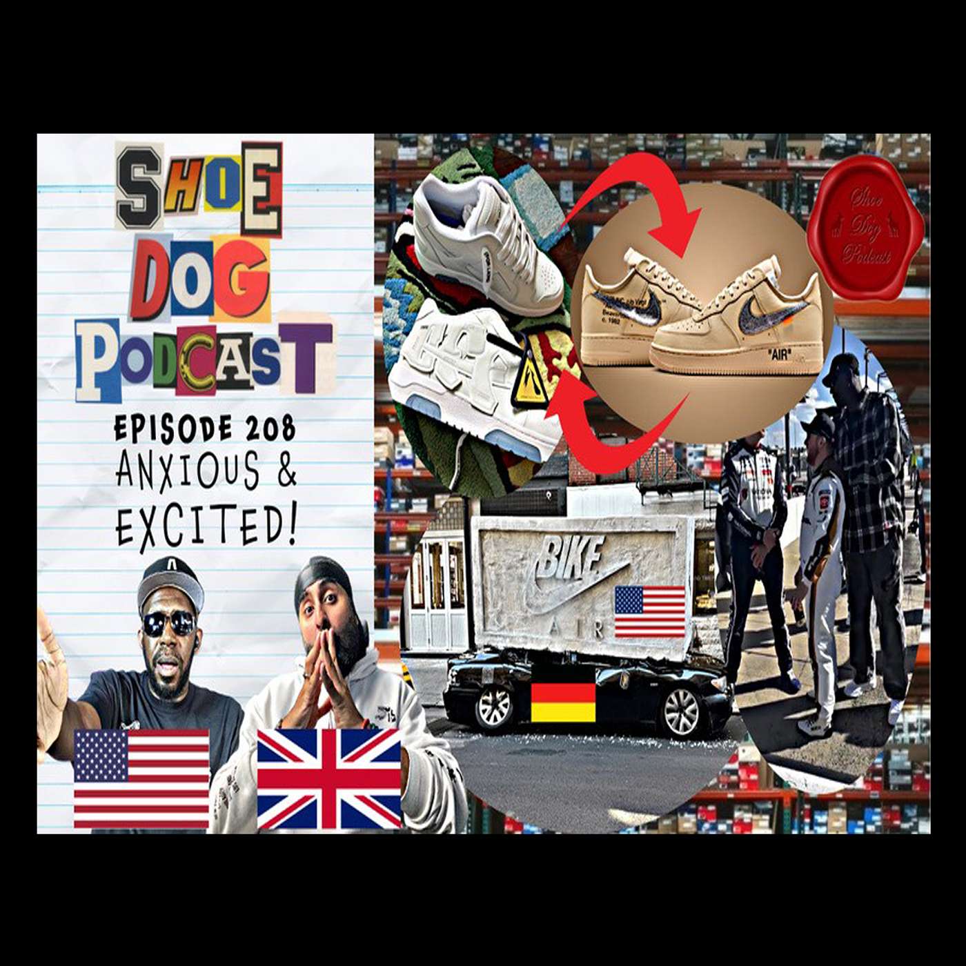 SHOE DOG PODCAST - EPISODE 208 - ANXIOUS & EXCITED! episode artwork