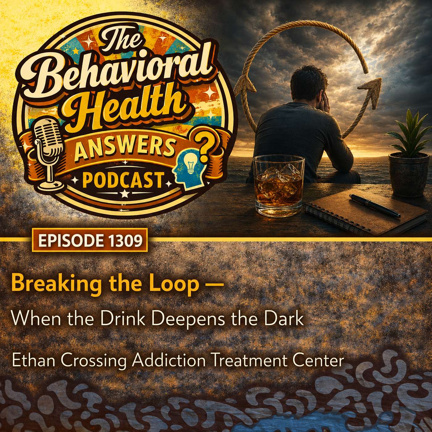 Episode 1309: Breaking the Loop - When the Drink Deepens the Dark | Ethan Crossing Addiction Treatment Center episode artwork