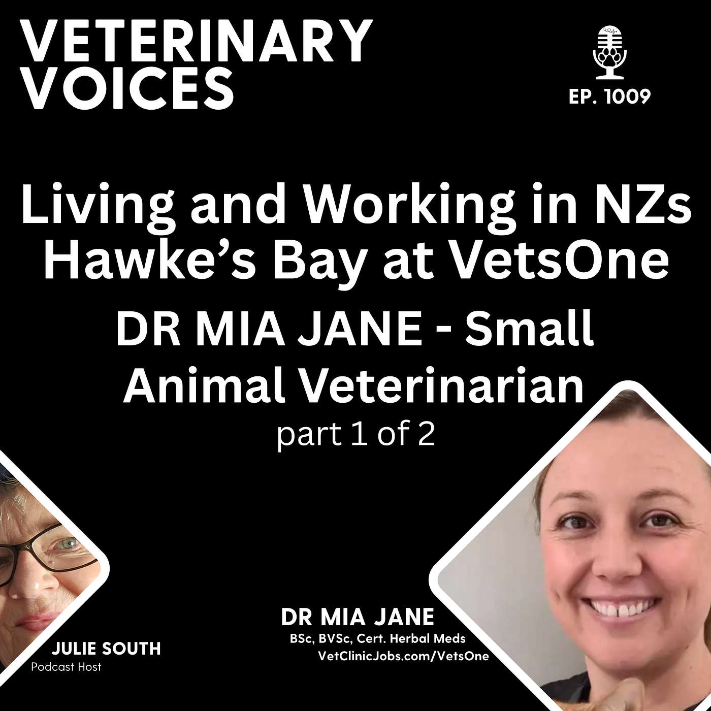 Vet Clinic Employer of Choice: VetsOne - Hawke's Bay NZ - Dr Mia Jane - Veterinarian | pt 1/2 | ep.1009
