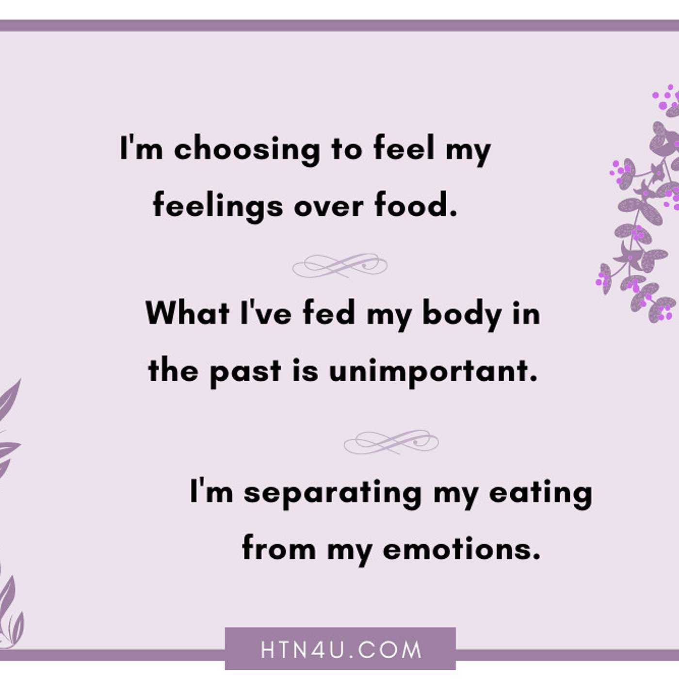 HTN4U Unlimiting Affirmations on Nutrition #212