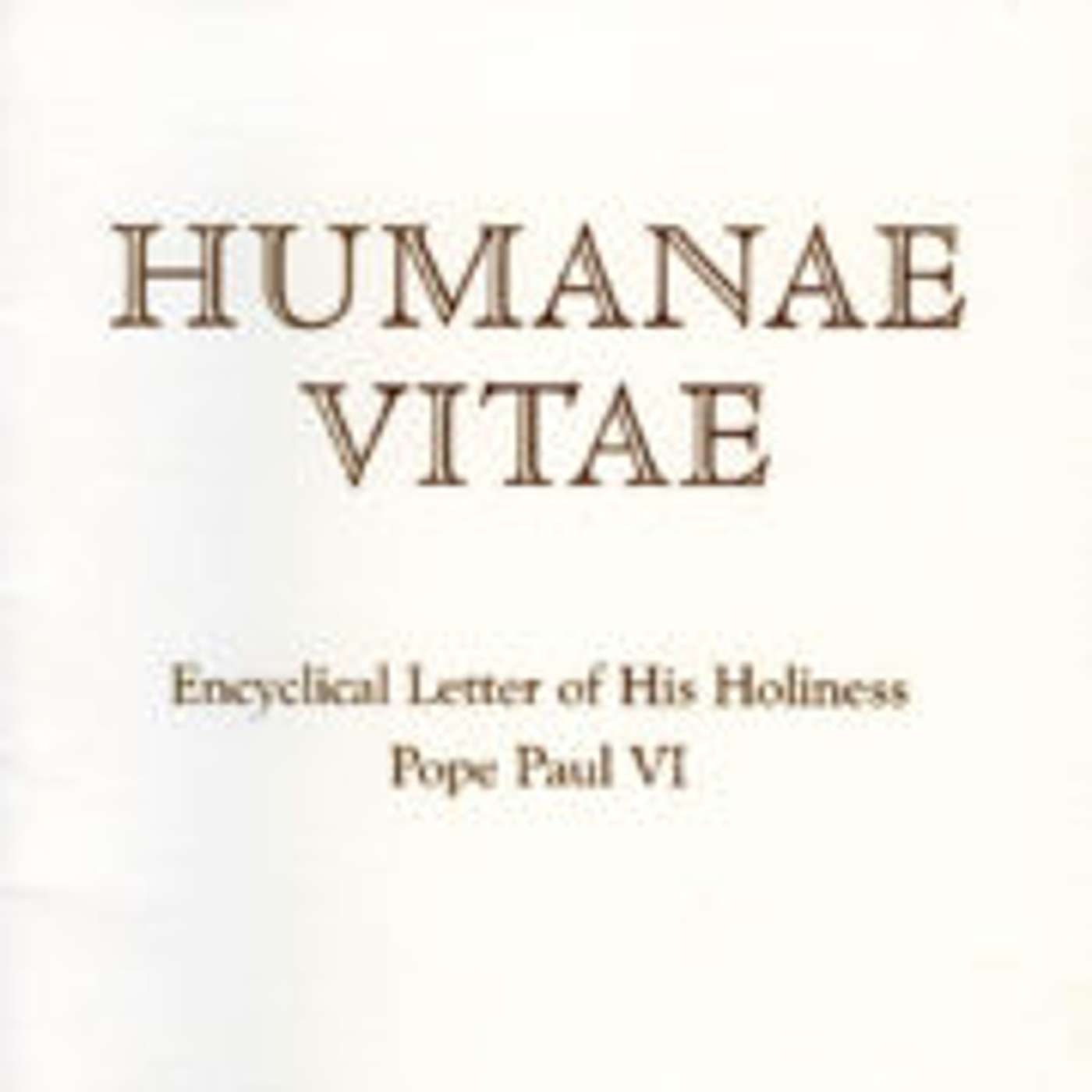 Humanae Vitae @ 50 - Dr Thomas Finegan (Programme Excerpt)  - SacredSpace102fm - 2nd September 2018