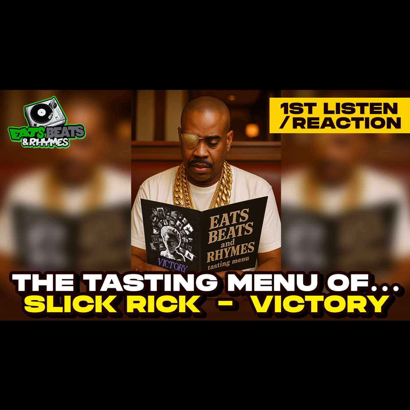 TASTING MENU OF... / SLICK RICK - VICTORY / 1ST LISTEN - REACTION / IS THE RULER REALLY BACK???