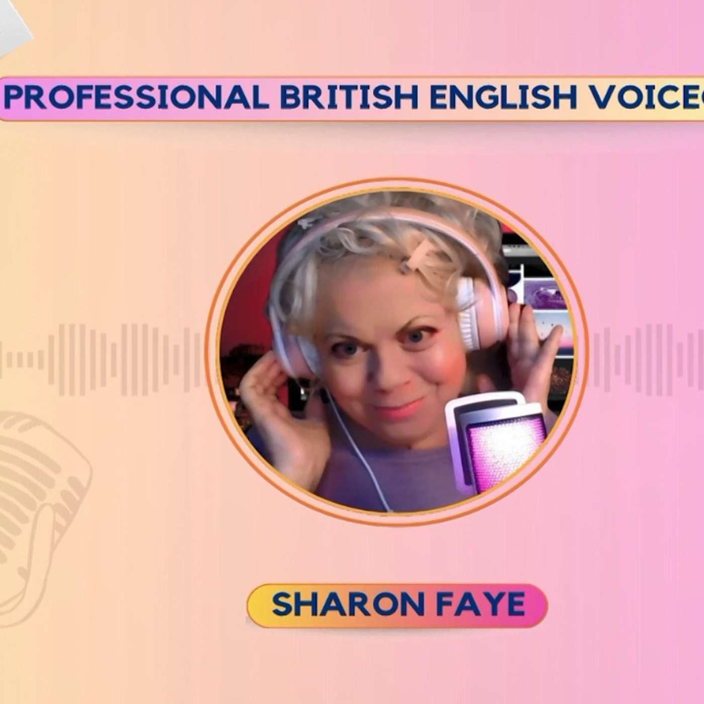Professional British Voice Over Demo Reel by Sharon Faye in 2024