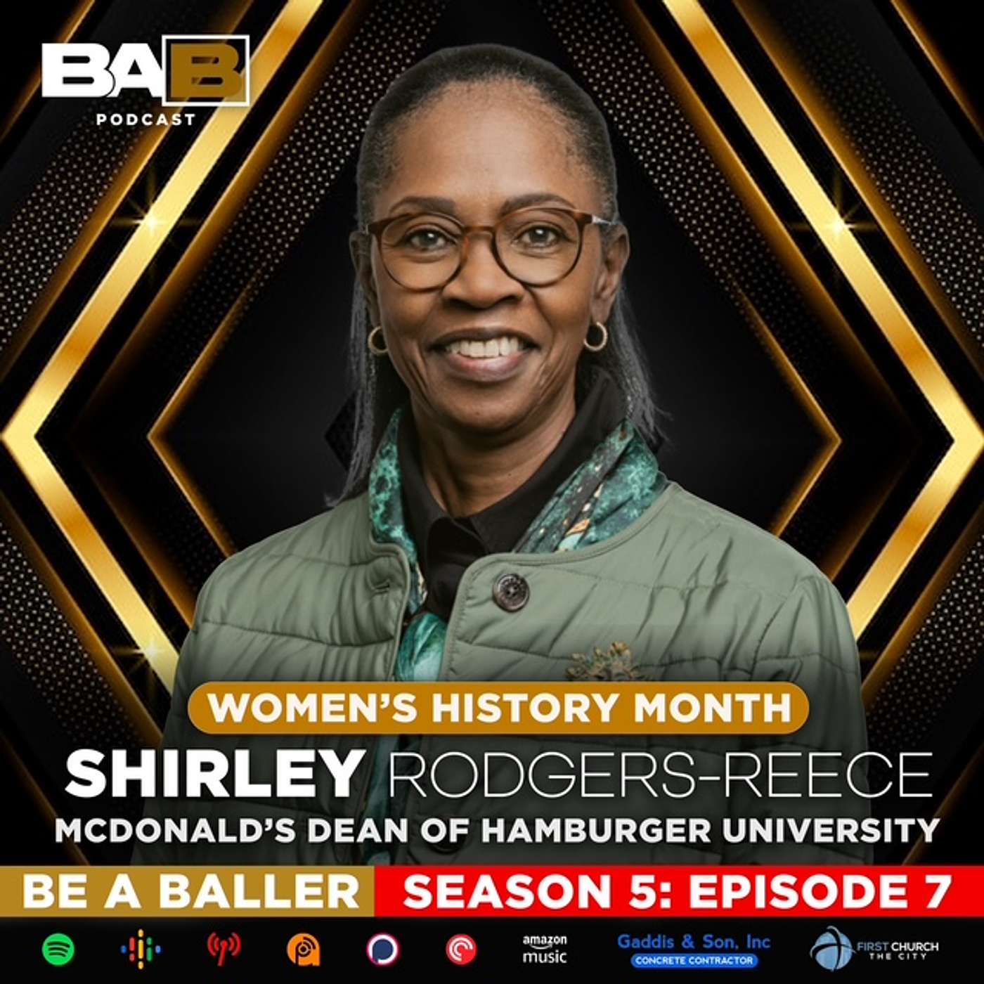 Women's History Month - Shirley Rogers-Reece, McDonald's Dean of Hamburger University - A Legacy in Business episode artwork