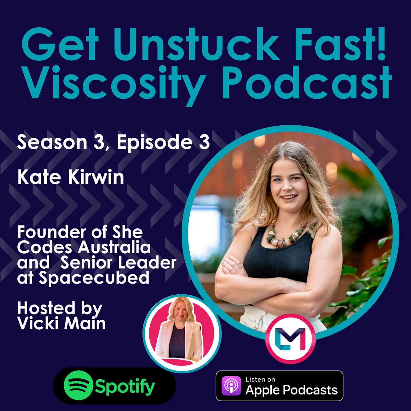 S3, E3: Bringing Joy and Sparkle - Lessons from Kate Kirwin, Founder of She Codes Australia