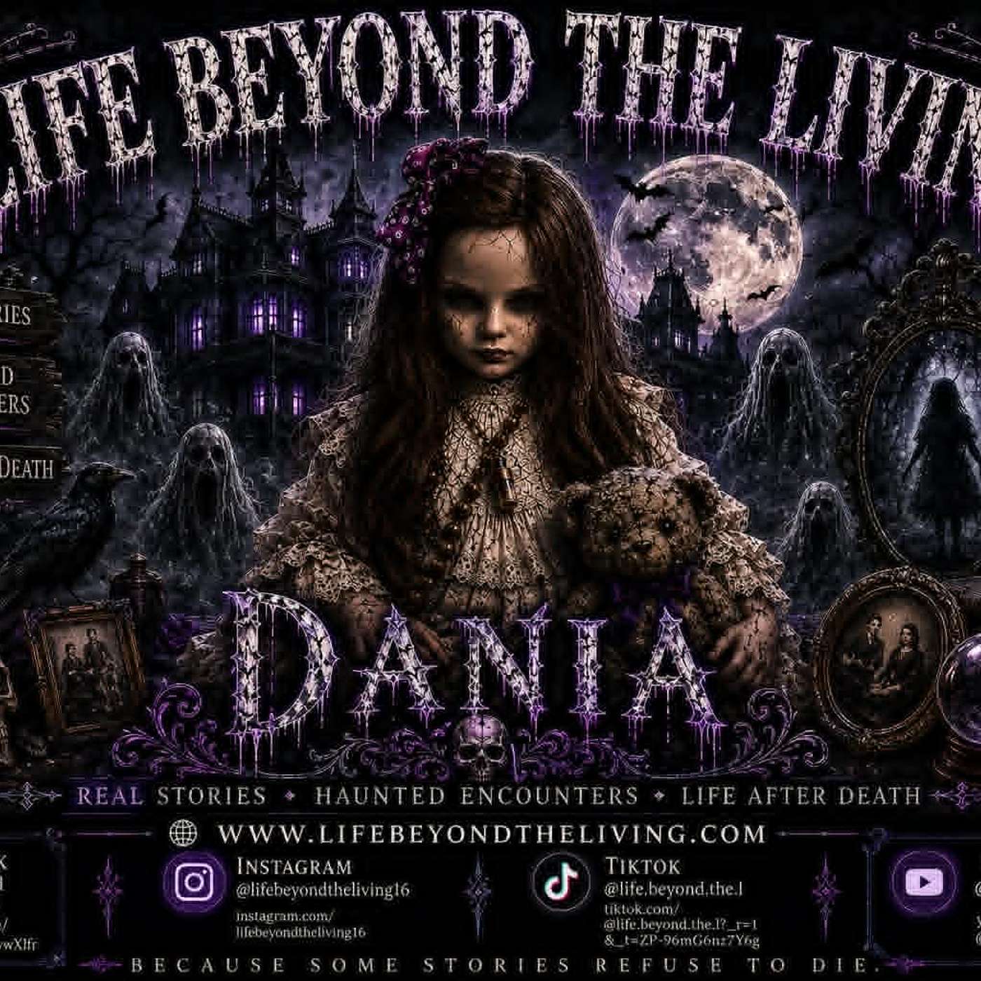 Haunted Dolls, Spirit Boxes:  I found a ghost hunter on Facebook episode artwork