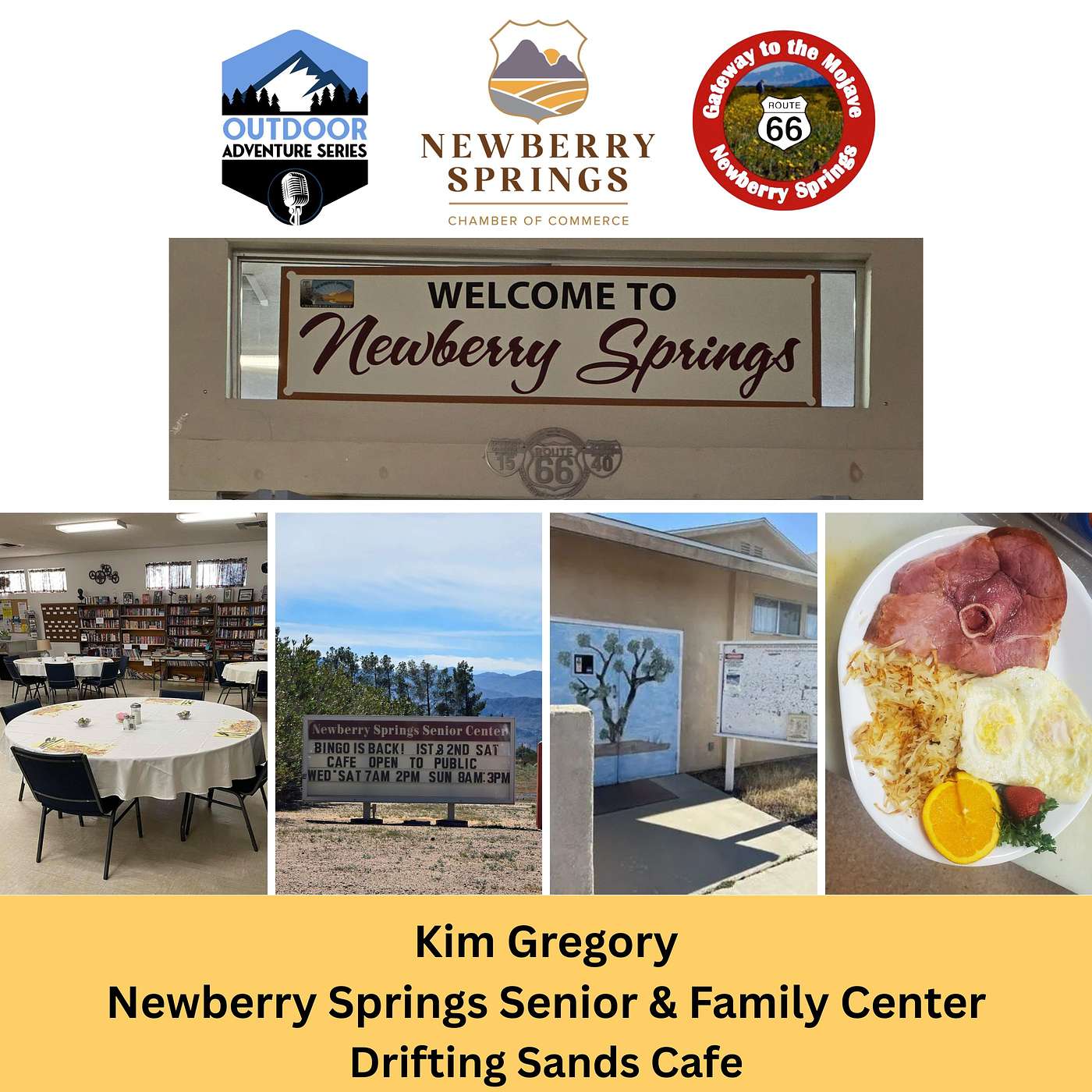 The Magic of Newberry Springs: The Senior & Family Center, and the Drifting Sands Cafe