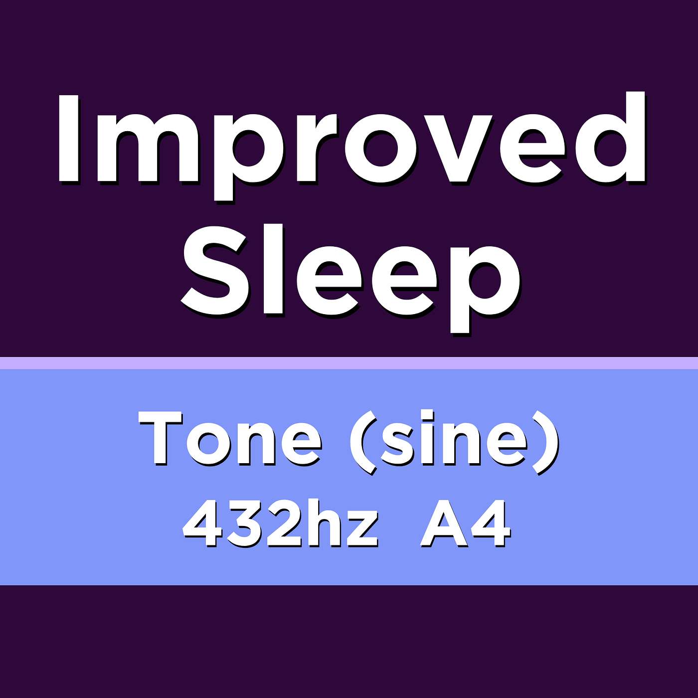 ADHD SLEEP - Tone Frequency 432Hz (A) Sine - Tone May Rewire Your Focus + ADHD Relief Sleep and Calm Audio