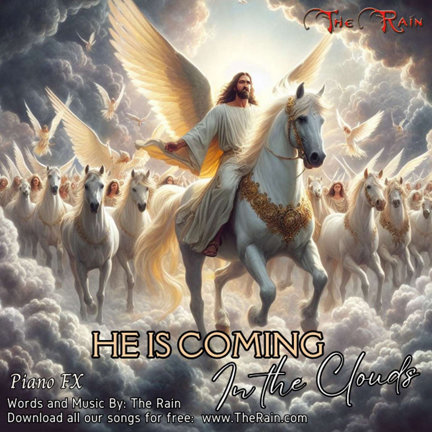 He Is Coming In The Clouds - Piano FX