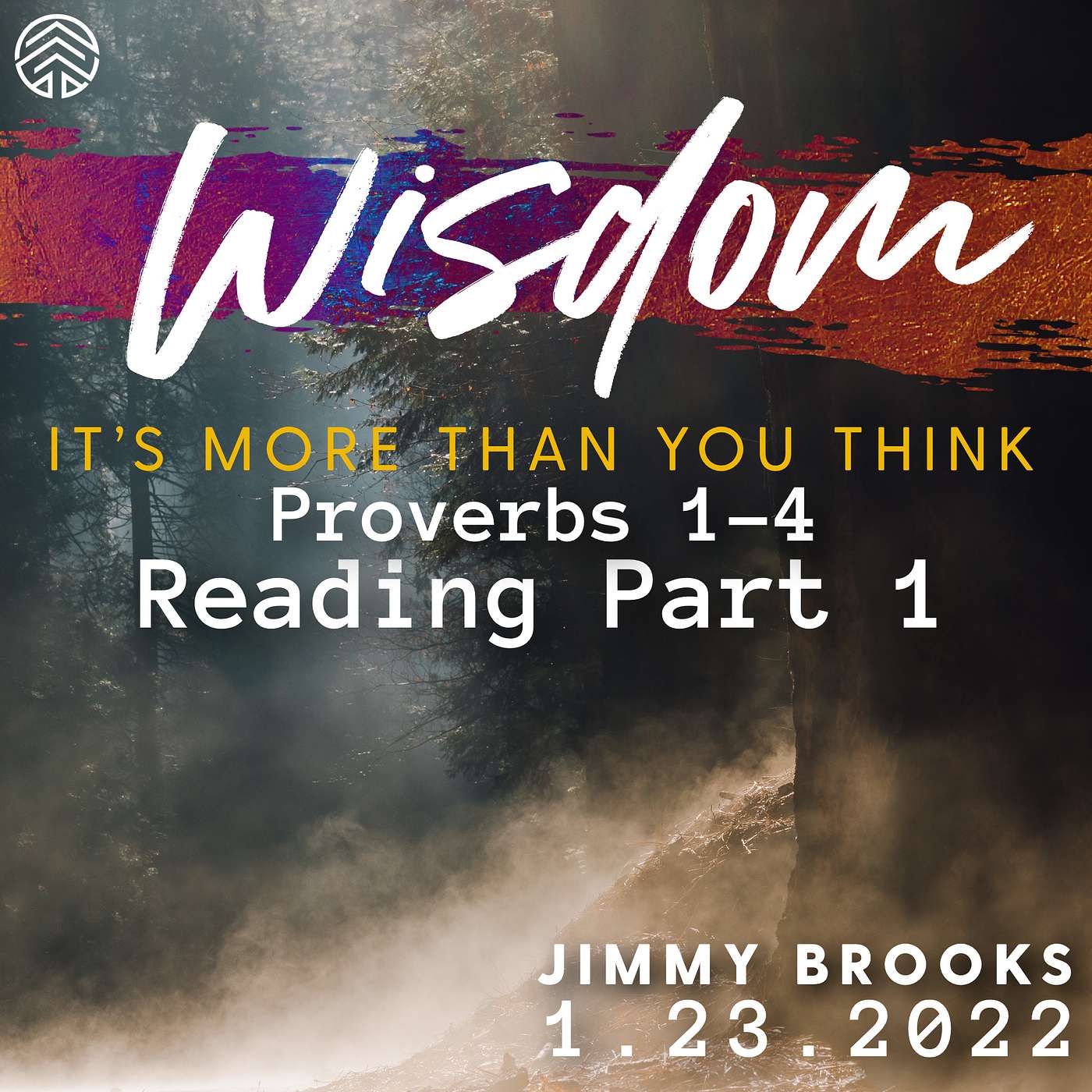 WISDOM: It's More Than You Think | Proverbs Reading PART 1 | Proverbs 1 | Jimmy Brooks | January 23, 2022.