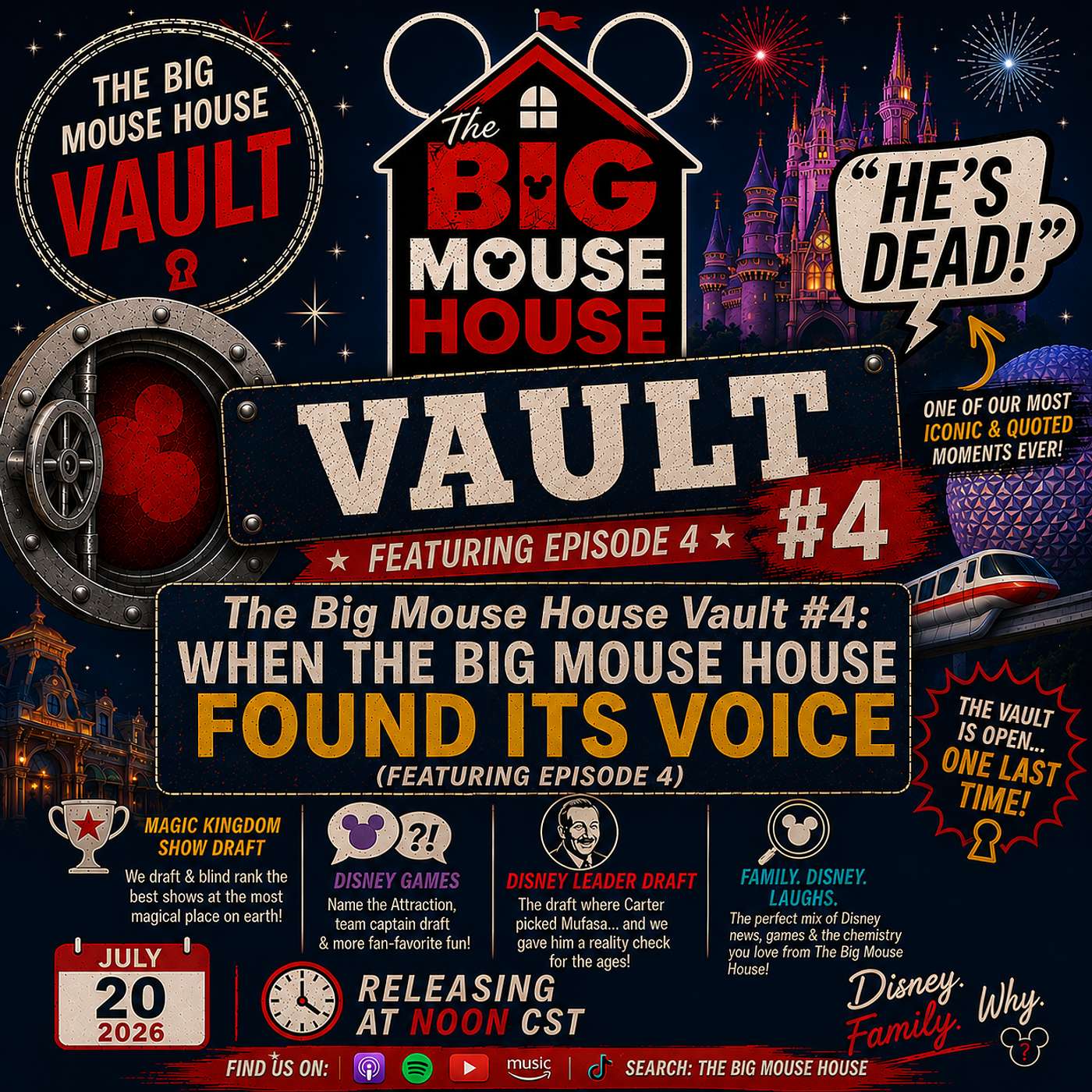 The Big Mouse House Vault #4: When The Big Mouse House Found Its Voice (Featuring Episode 4) episode artwork