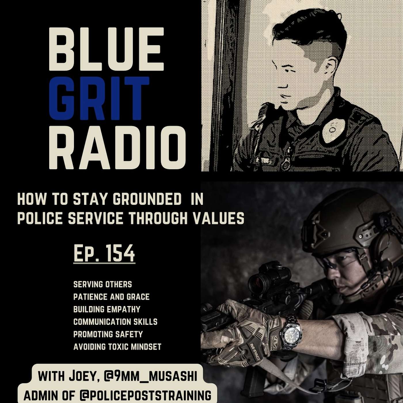 Blue Grit Radio: Improving Police and First Responders of Life through Mindset, Wellness, Leadership