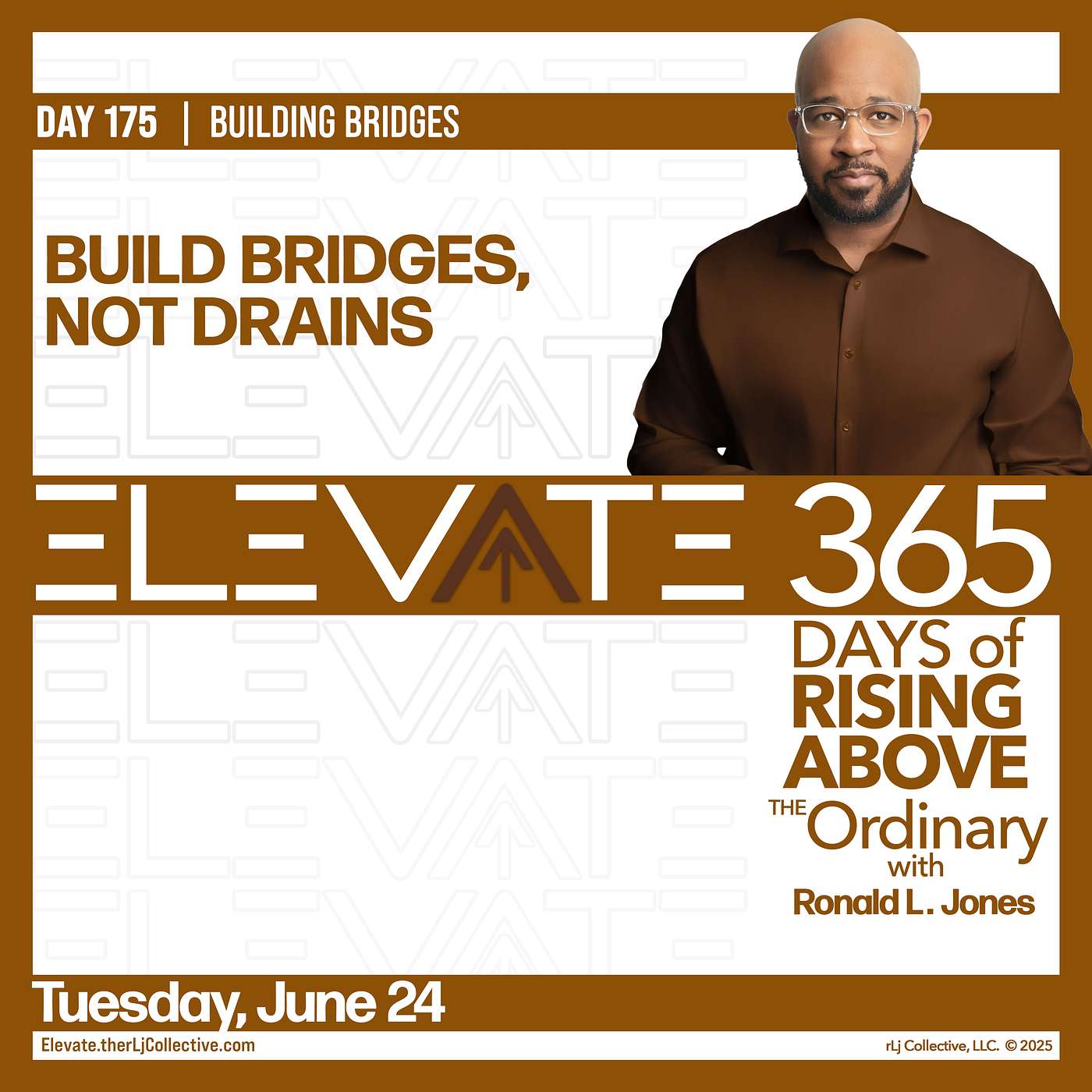 Day 175: Build Bridges, Not Drains