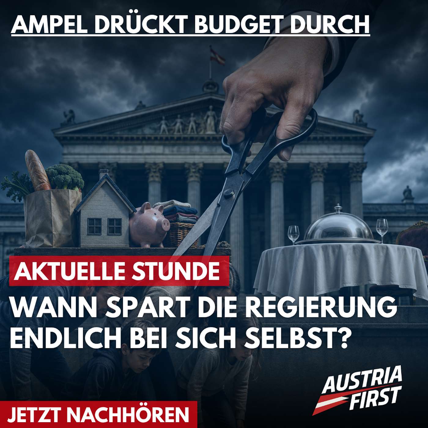Ampel drückt Budget durch: Wann spart die Regierung endlich bei sich selbst? - Aktuelle Stunde episode artwork