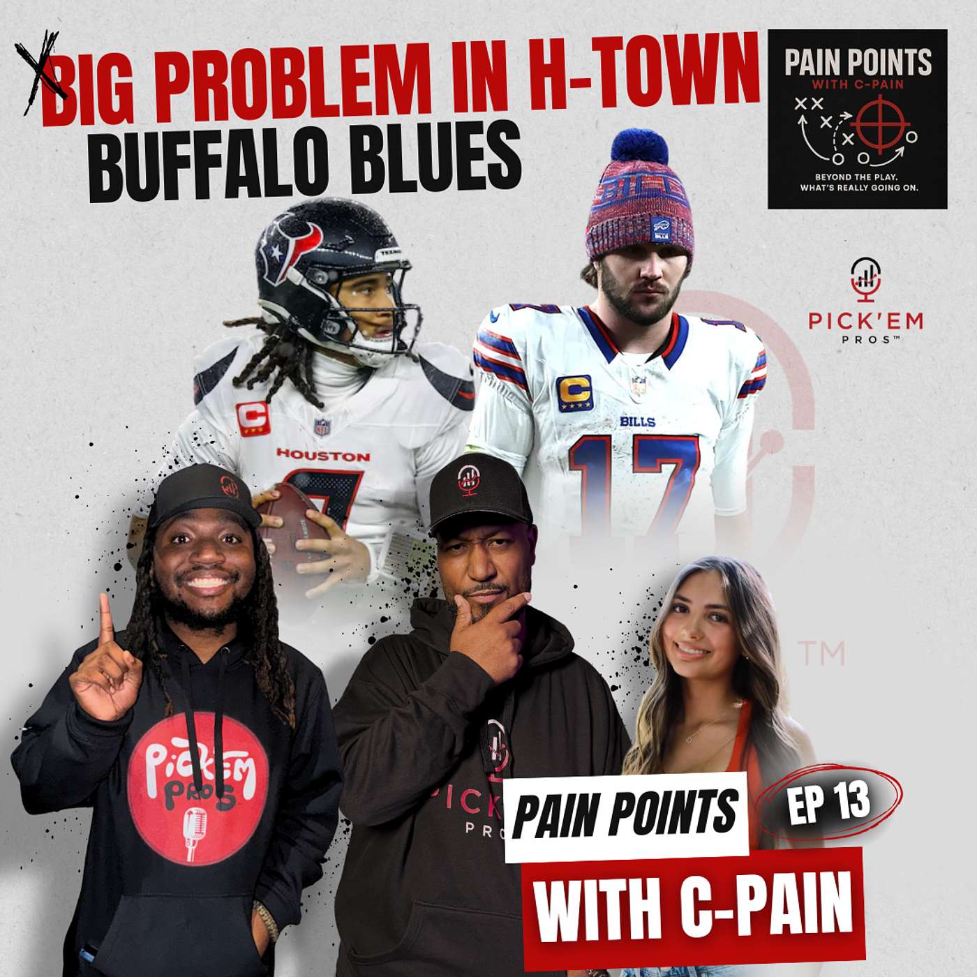CJ Stroud’s Collapse, Buffalo Blues & NFL Conference Championship Picks | Pain Points