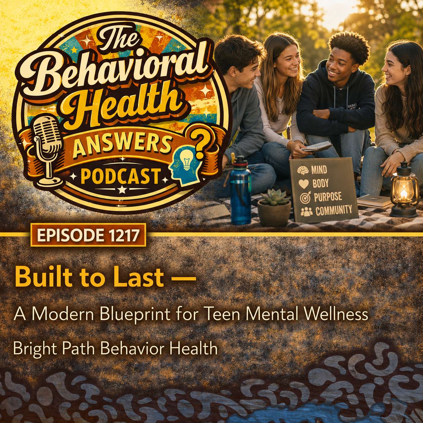 Episode 1217: Built to Last - A Modern Blueprint for Teen Mental Wellness | Bright Path Behavior Health episode artwork